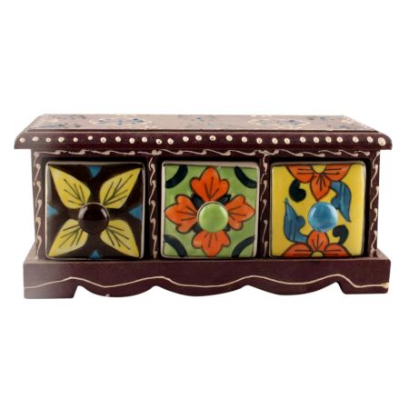 Spice Box-1445 Masala Rack Container Gift Item